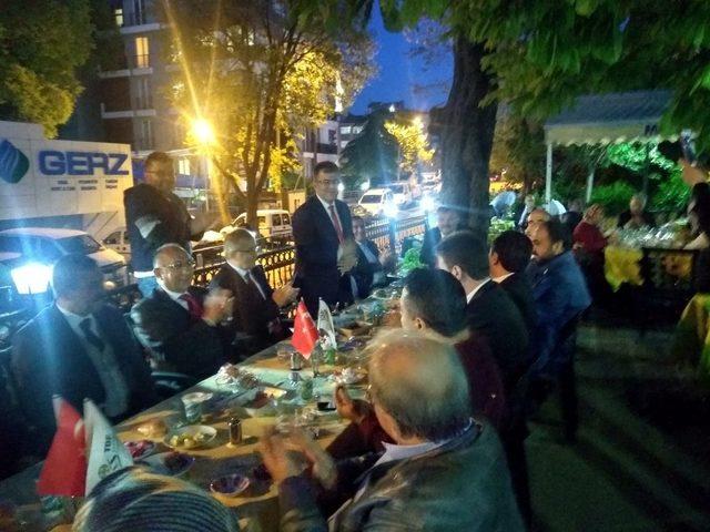 Baştan Çatal, Taşköprü Dernekler Federasyonu’nun iftarına katıldı