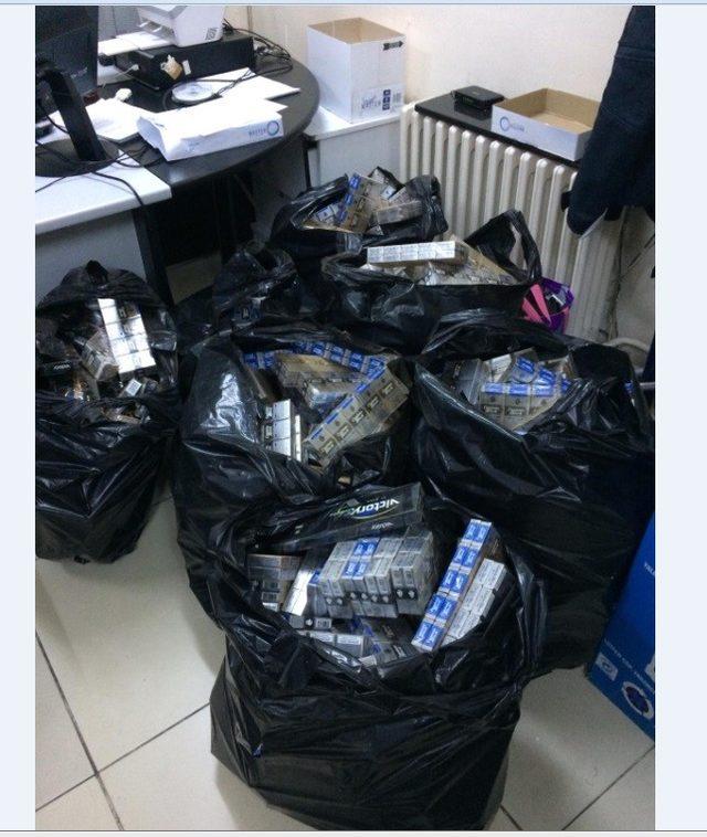 Gaziantap’te 4 bin 190 paket kaçak sigara ele geçirildi