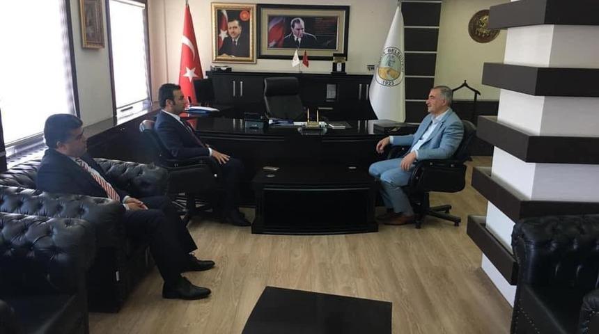 Başkan Yıldırım, Başkan Turanlı ile bir araya geldi