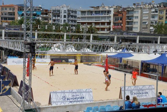 Aydın’da plaj voleybolu heyecanı yarın başlayacak