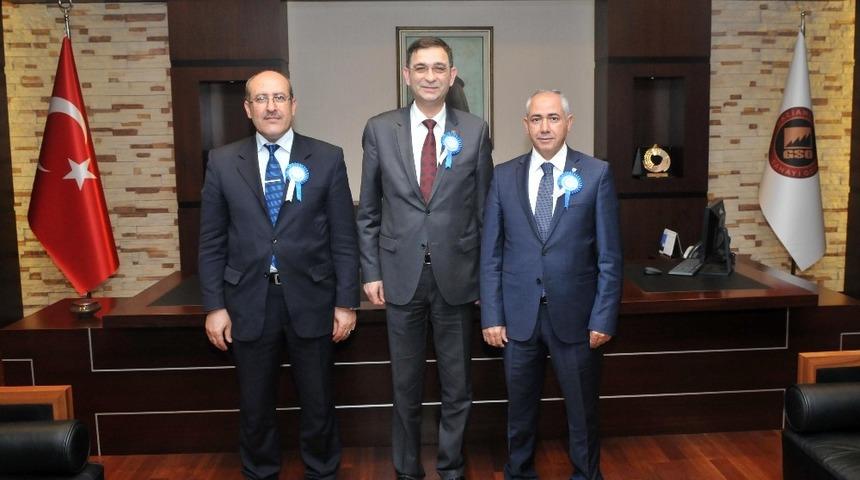SGK İl M&uuml;d&uuml;r&uuml; Mehmet Uzun&rsquo;dan GSO&rsquo;ya ziyaret