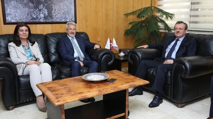 Turgay Erdem&rsquo;den Rekt&ouml;r Kılavuz&rsquo;a &lsquo;hayırlı olsun&rsquo; ziyareti