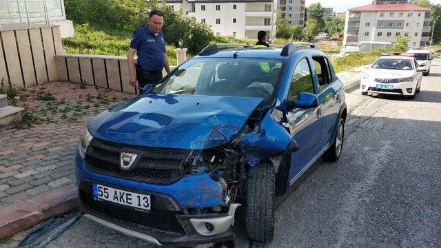 Samsun’da trafik kazası: 2 yaralı