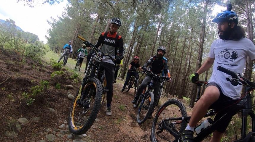 Dağ bisikletiyle Karya&rsquo;dan Akyaka&rsquo;ya