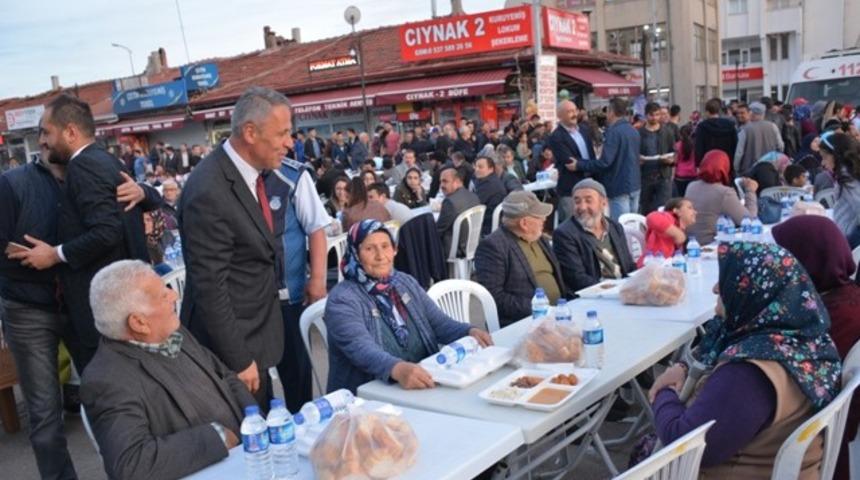 &Ccedil;erkeş&rsquo;te geleneksel iftar programı