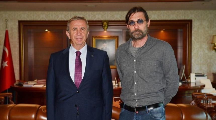 Erdal Beşikçioğlu, Mansur Yavaş'ı ziyaret etti