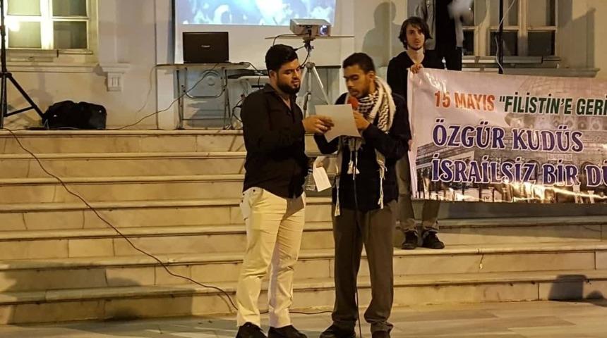 AKM &ouml;n&uuml;nde Filistin&rsquo;e geri d&ouml;n&uuml;ş programı ger&ccedil;ekleşti