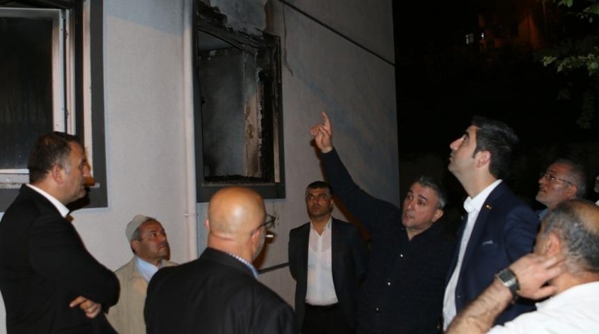 Başkan G&ouml;khan Y&uuml;ksel&rsquo;den yangından etkilenen ailelere ziyaret