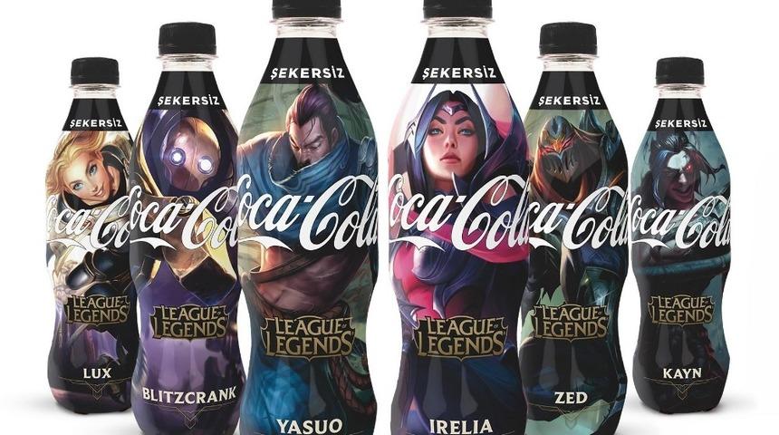 &ldquo;League of Legends&rdquo; şampiyonları Coca-Cola şişelerinde