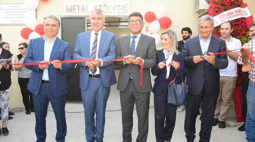 &Ccedil;&Uuml; Meslek Y&uuml;ksek Okulu Metal At&ouml;lyesi a&ccedil;ıldı