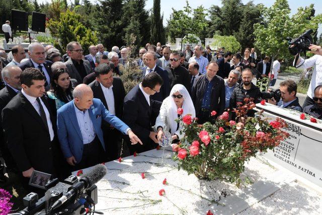 Mevlüt Aslanoğlu kabri başında anıldı