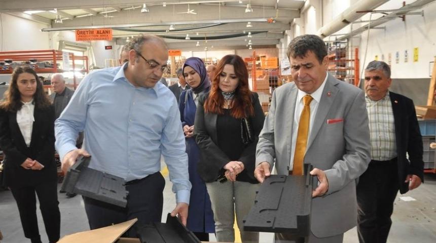 Kaymakam Tortop Organize Sanayii Bölgesinde incelemelerde bulundu