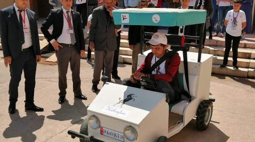 &Ccedil;apa makinesi motorundan araba yaptılar