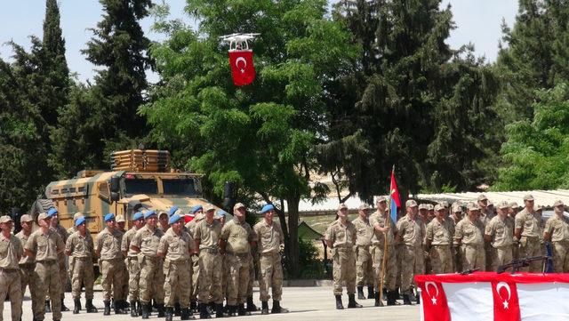 Kilis'te engelliler, 1 gün için asker oldu