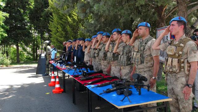 Kilis'te engelliler, 1 gün için asker oldu