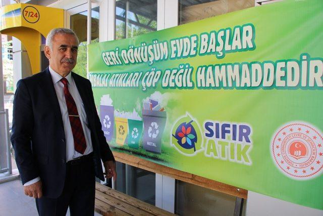 PTT Amasya Başmüdürlüğü’nden ’Sıfır Atık Projesi’ne destek