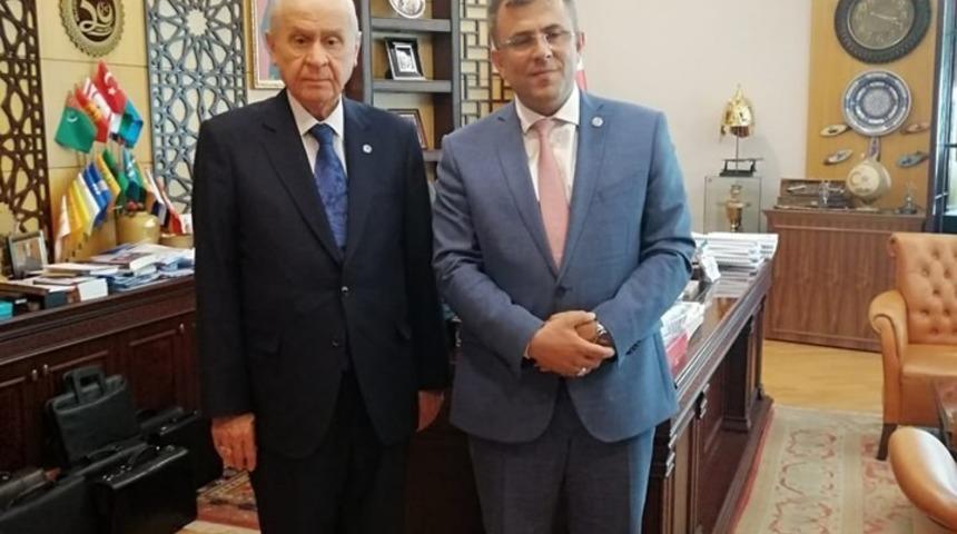 Belediye Başkanı &Ccedil;atal&rsquo;dan, Bah&ccedil;eli&rsquo;ye ziyaret