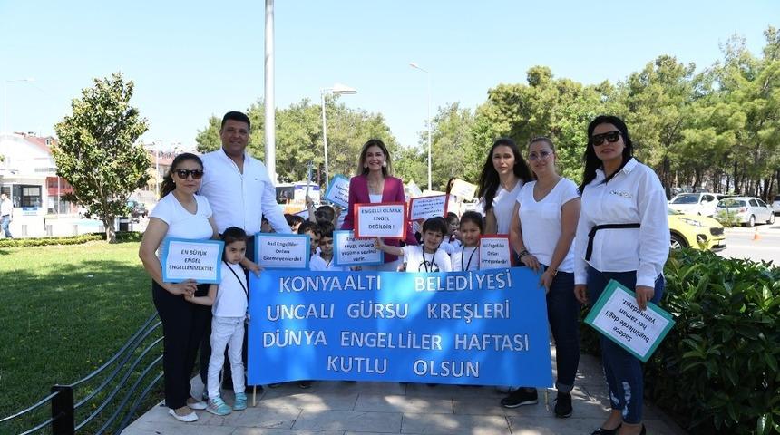 Konyaaltı Belediyesi Kreşlerinden farkındalık etkinliği