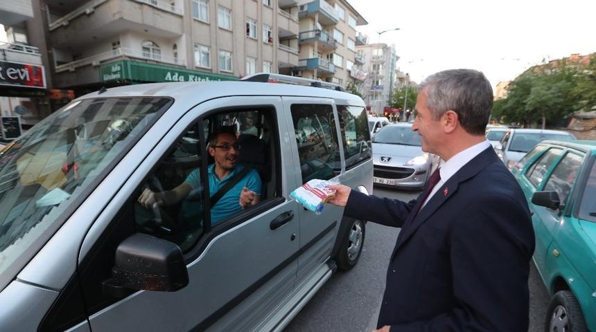 Vatandaşlardan iftara beş kala projesine tam not