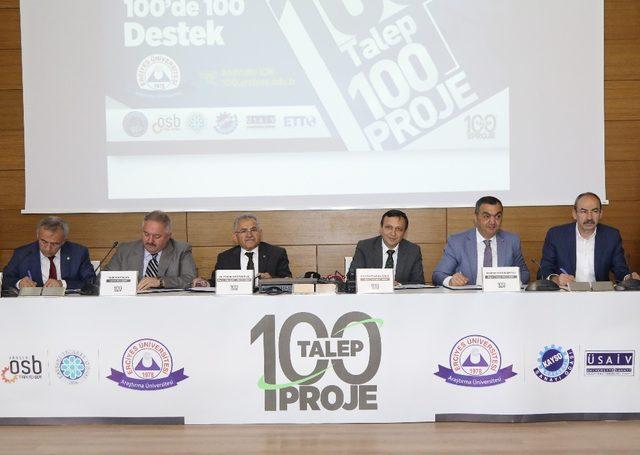 ERÜ’den Kayseri Sanayisine, Ticaretine ve Belediyelere 100’de 100 Proje Desteği