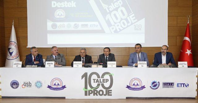 ERÜ’den Kayseri Sanayisine, Ticaretine ve Belediyelere 100’de 100 Proje Desteği