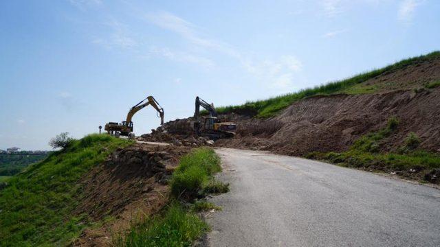 Vartana yolunda genişletme çalışmaları devam ediyor