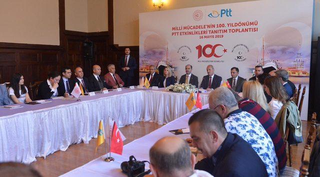 Bakan Turhan, PTT 'nin Milli Mücadele'nin Yüzüncü Yıldönümü etkinlikleri tanıtım toplantısına katıldı 