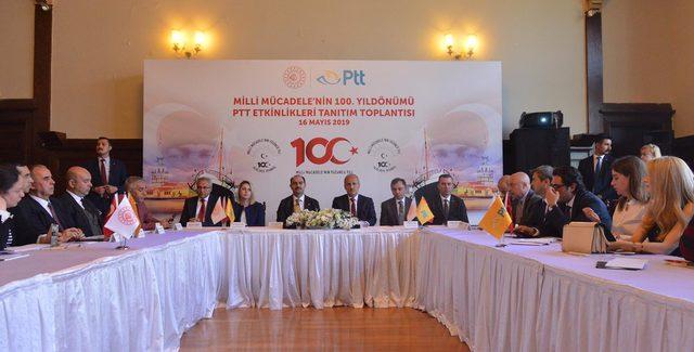 Bakan Turhan, PTT 'nin Milli Mücadele'nin Yüzüncü Yıldönümü etkinlikleri tanıtım toplantısına katıldı 