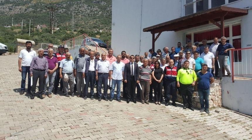 Kaş’ta trafik güvenliği semineri