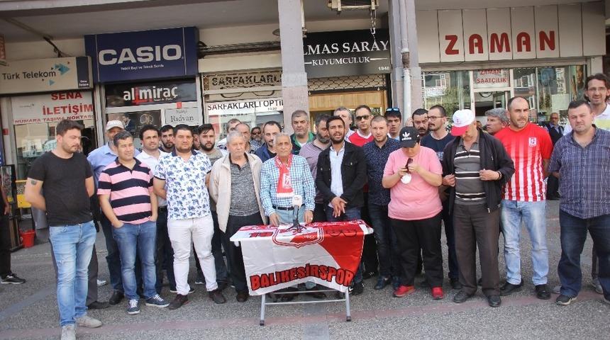 Balıkesirsporlu taraftarlardan açıklama