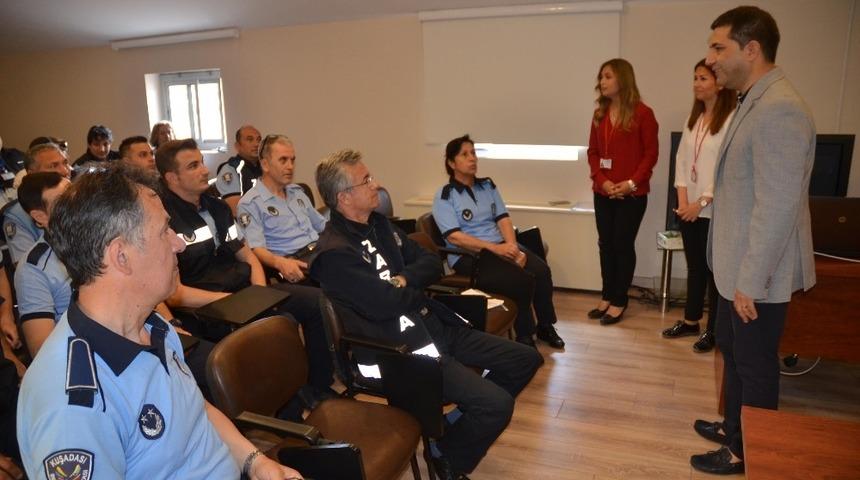 Kuşadası&rsquo;nda zabıta personeline &rsquo;stres ve &ccedil;atışma y&ouml;netimi&rsquo; eğitimi