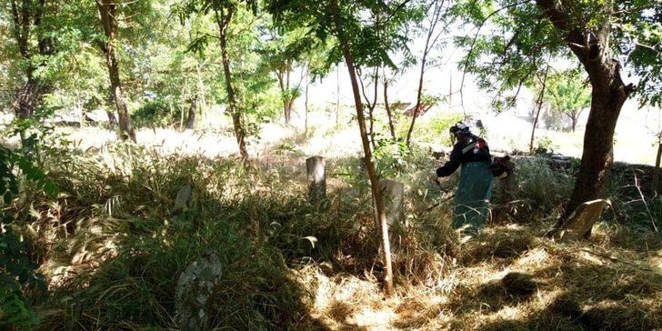 Koçarlı’da mezarlıklar bakıma alındı G5