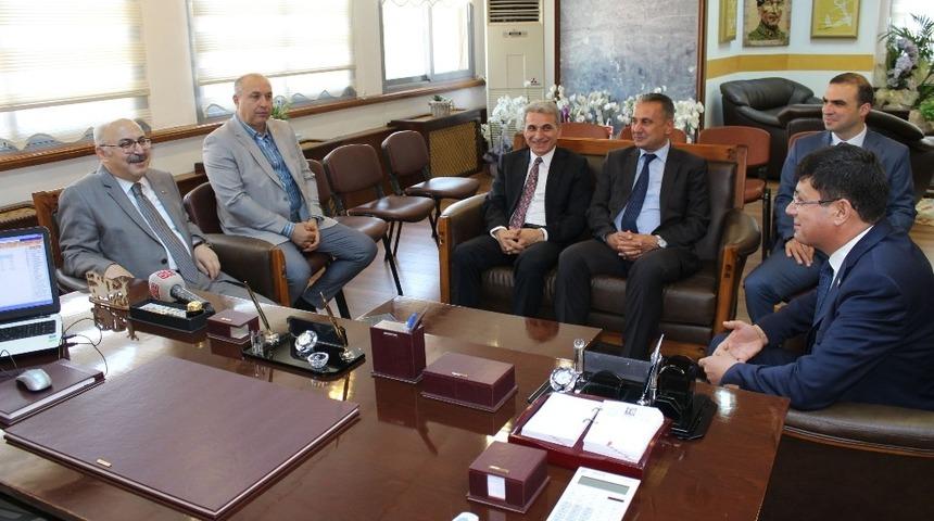 Vali K&ouml;şger&rsquo;den Başkan &Ouml;zcan&rsquo;a hayırlı olsun ziyareti