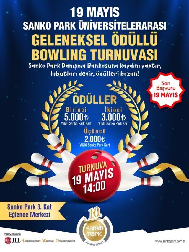 19 Mayıs SANKO Park bowling turnuvası başlıyor