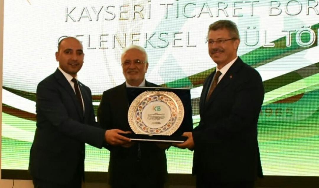 Kayseri Ekonomisine Katkı Sağlayan En İyi 10 &Uuml;ye &Ouml;d&uuml;llerini Aldı