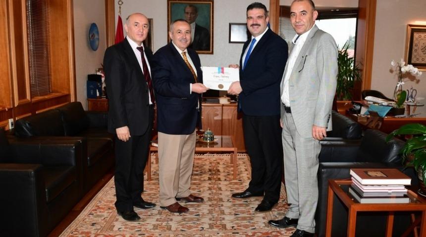 Rektör Çomaklı’ya ziyaretler devam ediyor