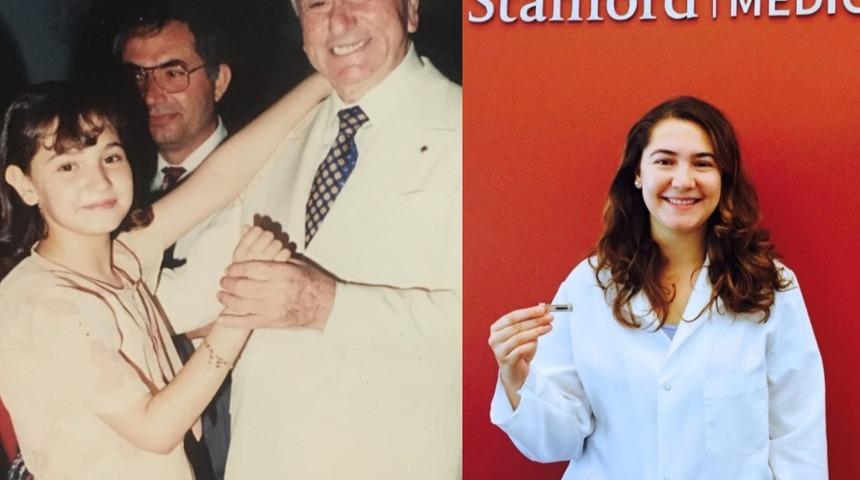 İki fotoğraf arasında bir bilim kadını hikayesi! Hastaneye gide gele bilim insanı oldu 