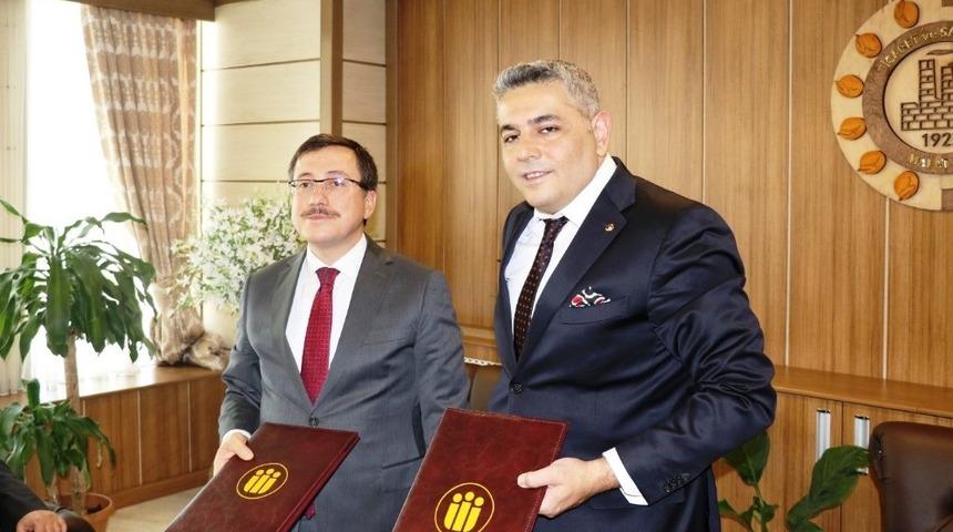 İn&ouml;n&uuml; &Uuml;niversitesi ile MTSO arasında iş birliği