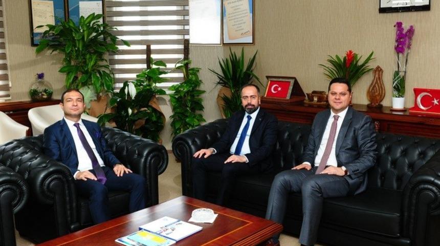 Vali Yardımcısı Aslan ve Kaymakam &Ouml;zt&uuml;rk&rsquo;ten Rekt&ouml;r Şevli&rsquo;ye ziyaret