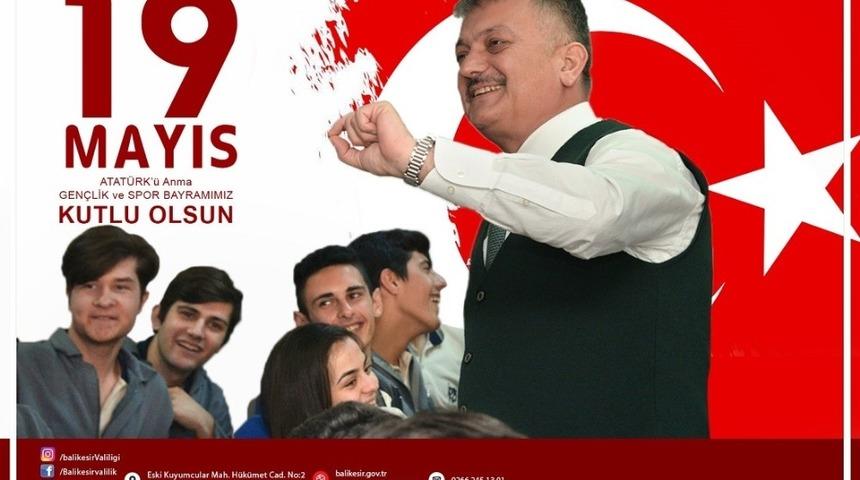 Vali Yazıcı&rsquo;dan 19 Mayıs mesajı