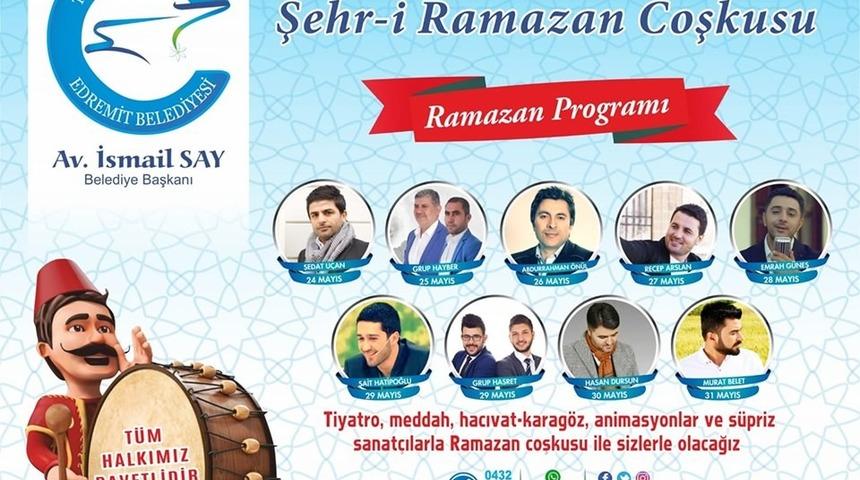 Edremit&rsquo;te Ramazan coşkusu
