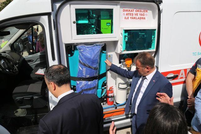 Gümüşhane’de 7 yeni ambulans hizmete alındı