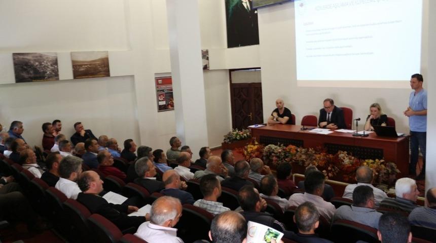 Tarım Müdürlüğü köy ve mahalle muhtarlarını bilgilendirdi