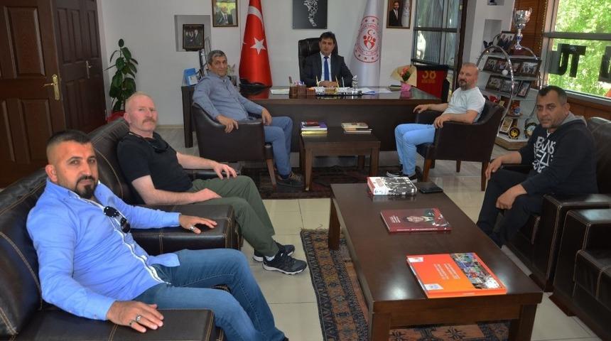 Muay Thai camiasından Eskici’ye ziyaret