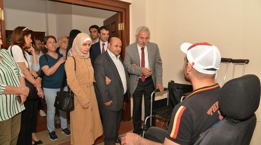 Mızraklı, engelli empati odalarını test etti