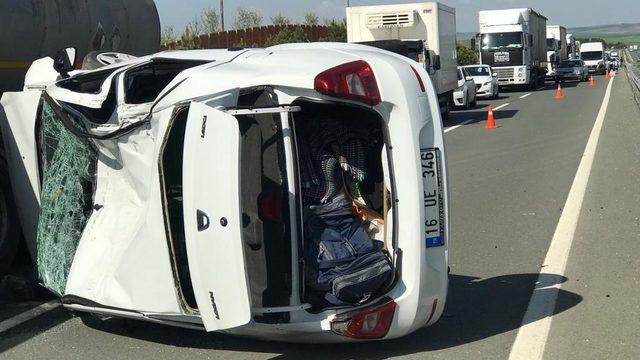 Kırıkkale'de traktör ile 2 otomobil çarpıştı: 7 yaralı