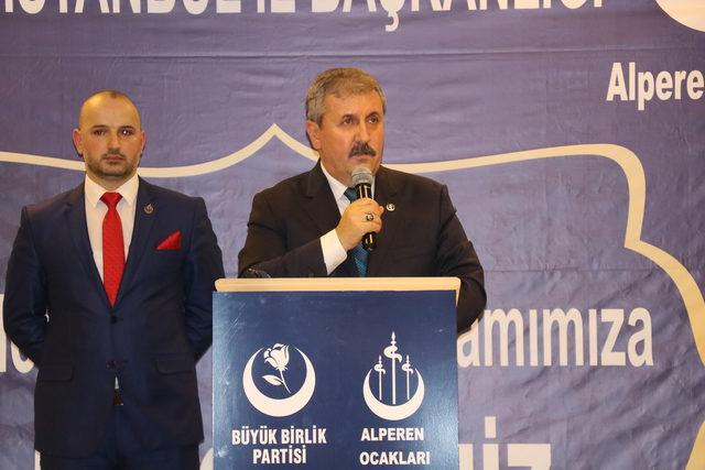 BBP Lideri Mustafa Destici iftar programında konuştu