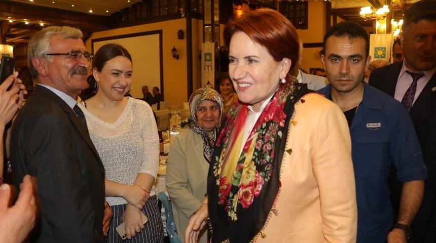 Akşener Safranbolu&rsquo;da iftar programına katıldı