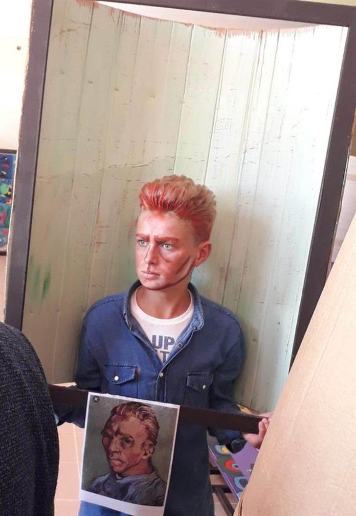 Tatvan’da ortaokul öğrencileri, atık malzemelerle ünlü tablolara dönüştü  G5