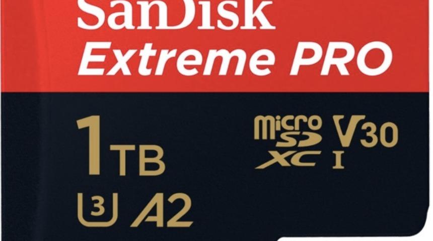 Dünyanın ilk 1TB’lık microSD kartı satışta